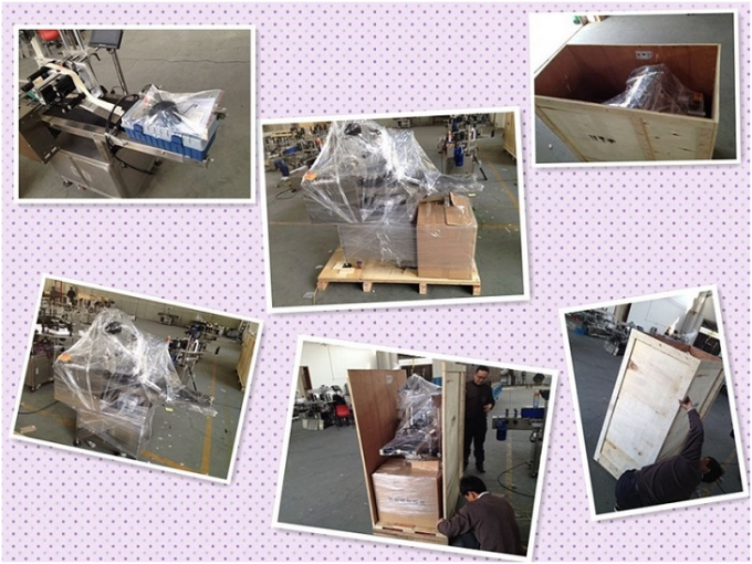 HAY SUS304 Servo Motor Automatic Round Bottle Labeling Machine PLC control