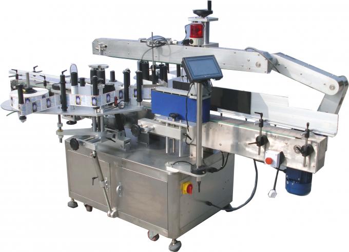 220V 3.5Kw Automatic Double Side Sticker Labelling Machine 60-350Pcs / Min