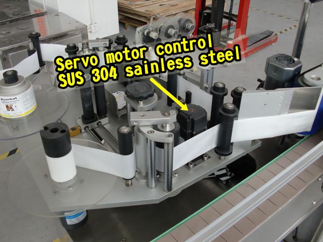 5 Gallon Cap Double Sided Automatic Labeling Machine For Sticker Self Adhesive