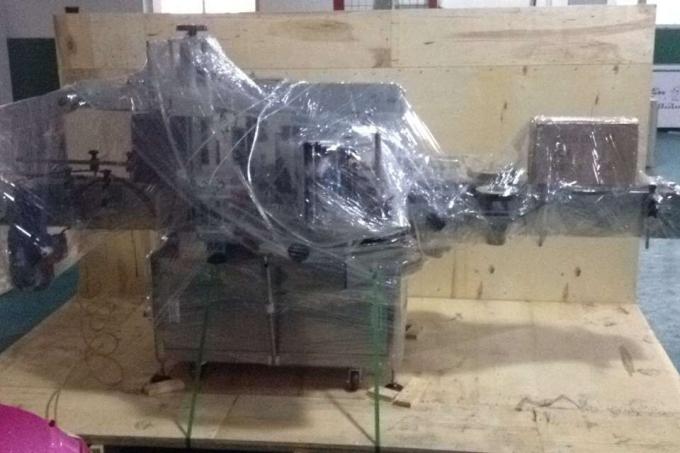 Aluminum Alloy Opp Vial labeling machine for round bottle , industrial labelling machine