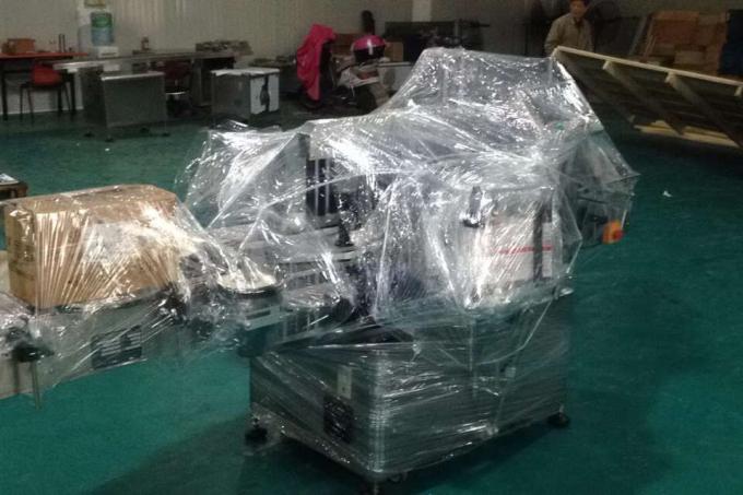 Aluminum Alloy Opp Vial labeling machine for round bottle , industrial labelling machine