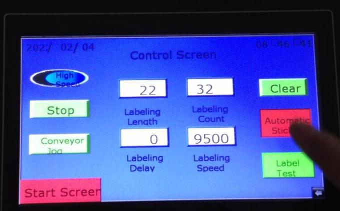 Object detect magic eye automatic double side sticker labelling machine with turntable