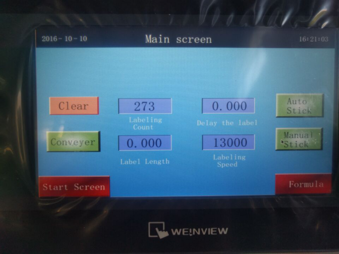 10-50ml Round Bottle Vial Labeling Machine For Lipsticks Of Cosmetic