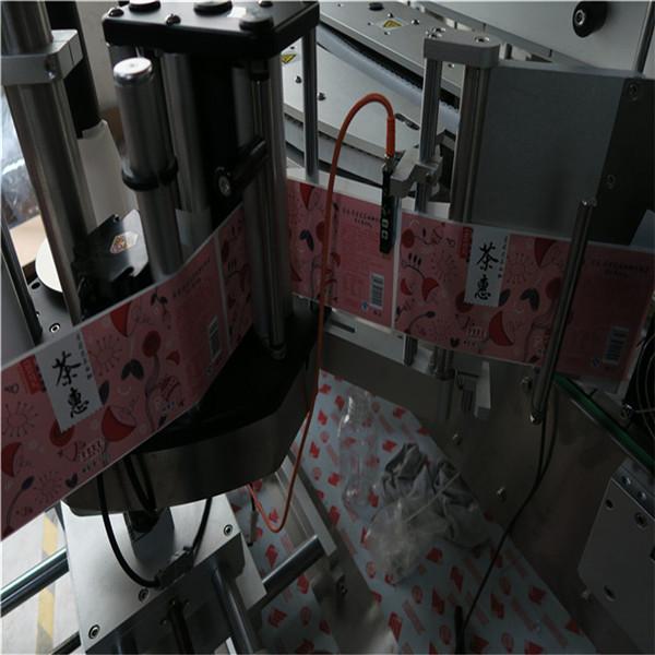 Self Adhesive Cosmetic Square Bottle Labeling Machine 600kgs Weight