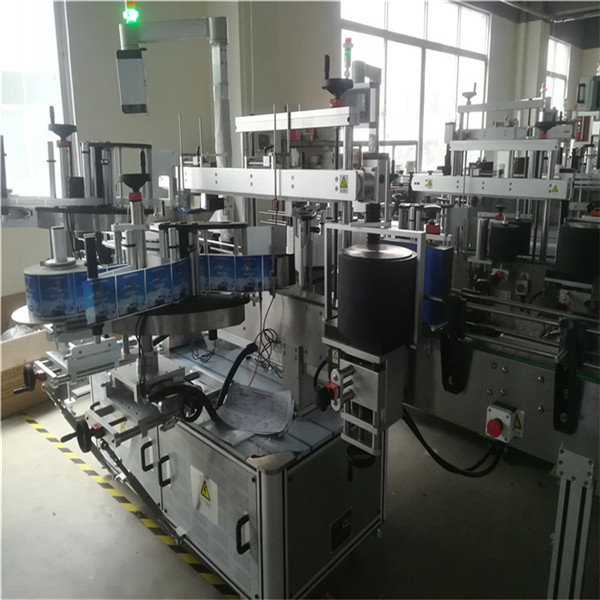 Self Adhesive Sticker Labeling Machine For Chemical , Water Plastic Bottle Stick 3 Labels