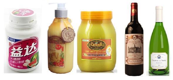 Round Pet Bottle Labeling Machine , Automatic Label Applicator Machine Self - Adhesive Labeler