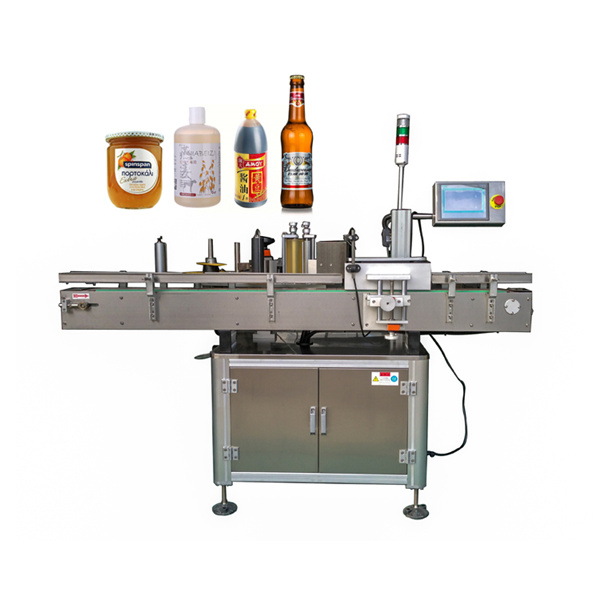 Around Automatic Sticker Labeling Machine Flat And Round Bottle