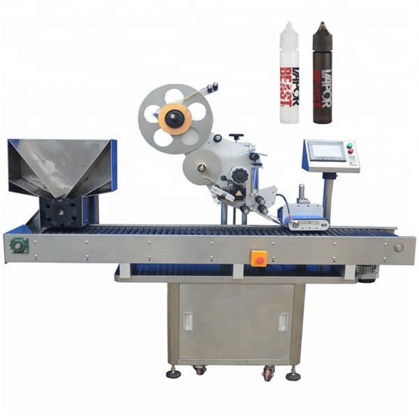 Automatic Bottle Labeler Machine With Turntable For Pencil Labeling