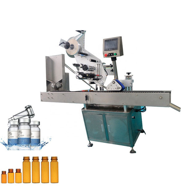 Automatic Chewing Gum Vial Labeling Machine For 10ml Small Round Bottle