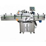 Automatic Double Sided Sticker Labeling Machine Flat Square Bottle Round Bottle