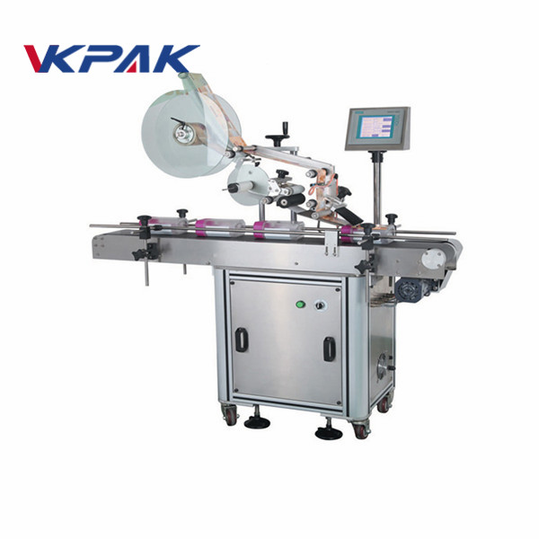 Automatic Flat Surface Label Applicator Machine For Pouches