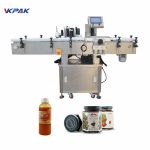 Automatic Self Adhesive Sticker Vial Round Bottle Labeling Machine For Soft Tube