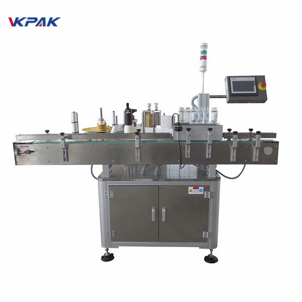 CE Round Bottle Sticker Labeling Machine For PET Beverage