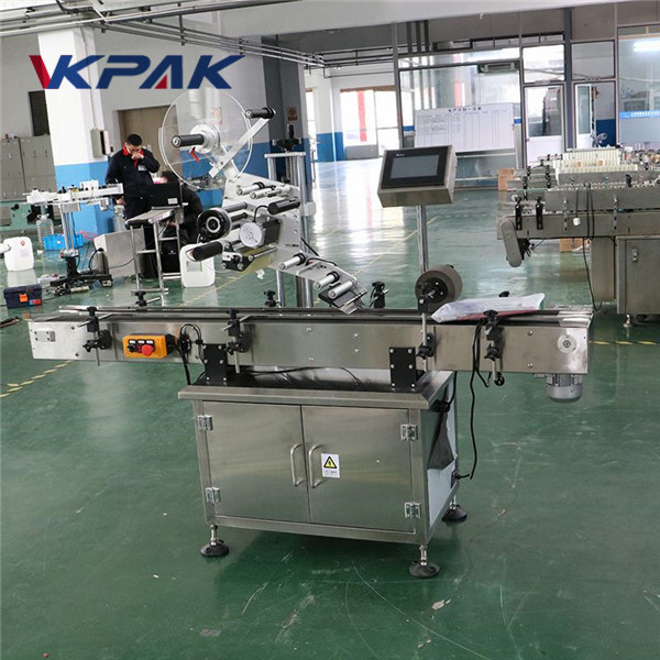 Flat Bags Automatic Flat Surface Label Applicator For Top Side