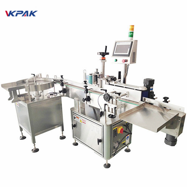 Full Automatic Front And Back Labeling Machine For Round Pet Jars
