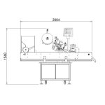 High Speed Full-Automatic Vial Labeling Machine For Small Bottle