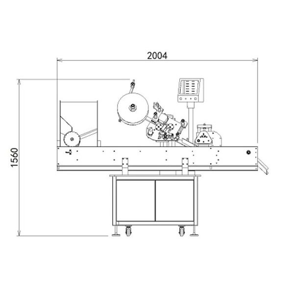 High Speed Full-Automatic Vial Labeling Machine For Small Bottle