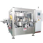 Juice Beer Bottle Onefold Rotary Sticker Labeling Machine