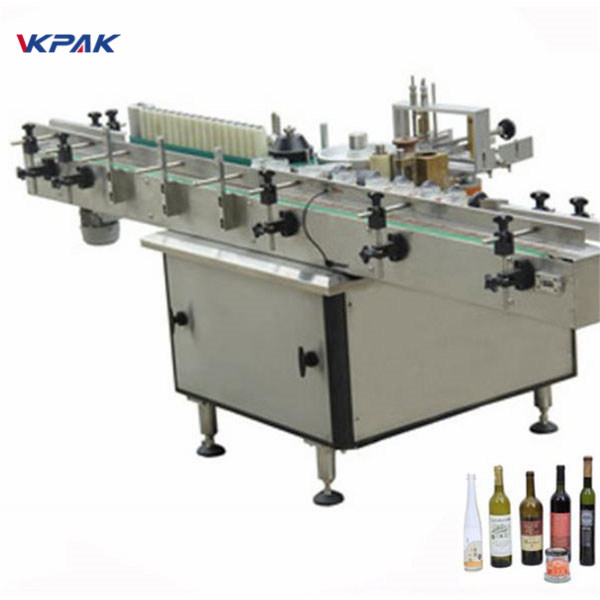 Paste And Cold Glue Label Applicator Machine For Different Bottles Automatic