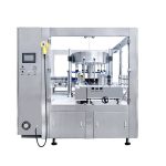 Round Glass Bottle Rotary Sticker Labeling Machine 200 Bottle Per Minute