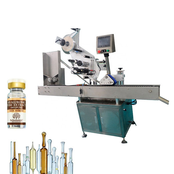 Small Round Bottle Vial Sticker Labelling Machine For 10ml Bottle