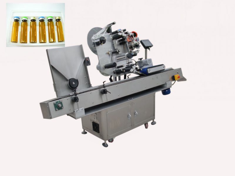 China Economy Automatic milk bottle vial labeling machine for self adhesive sticker 220V 2kw 50/60HZ supplier