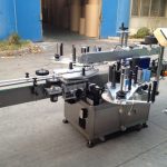 Pressurized Bottle Automatic Sticker Applicator , 550kg Auto Labeling Machine