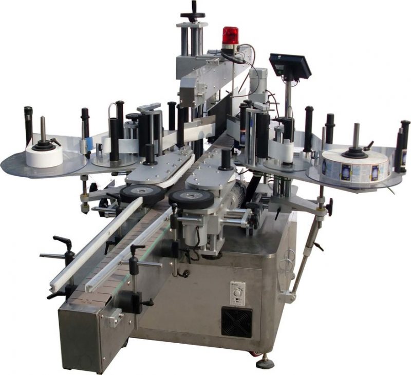China Flat Surface Automatic Labeling Machine For Bags Factory High Speed 60 - 350 pcs/Min supplier