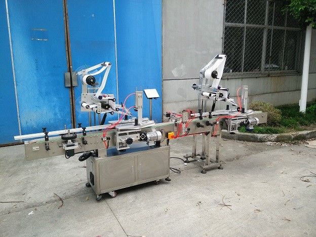 China 20-200mm Width flat surface Label Applicator with top and back side labeler supplier