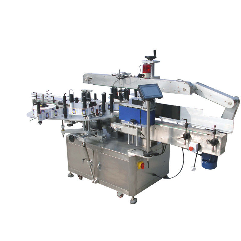 China Round Bottles Double Side Sticker Labelling Machine For Beverage , Food ,Chemical supplier
