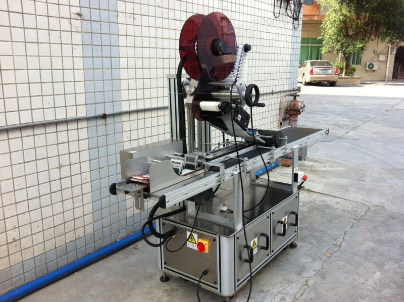 China Electric Drive Top Labeling Machine , Self Adhesive Sticker Labeling Machine supplier