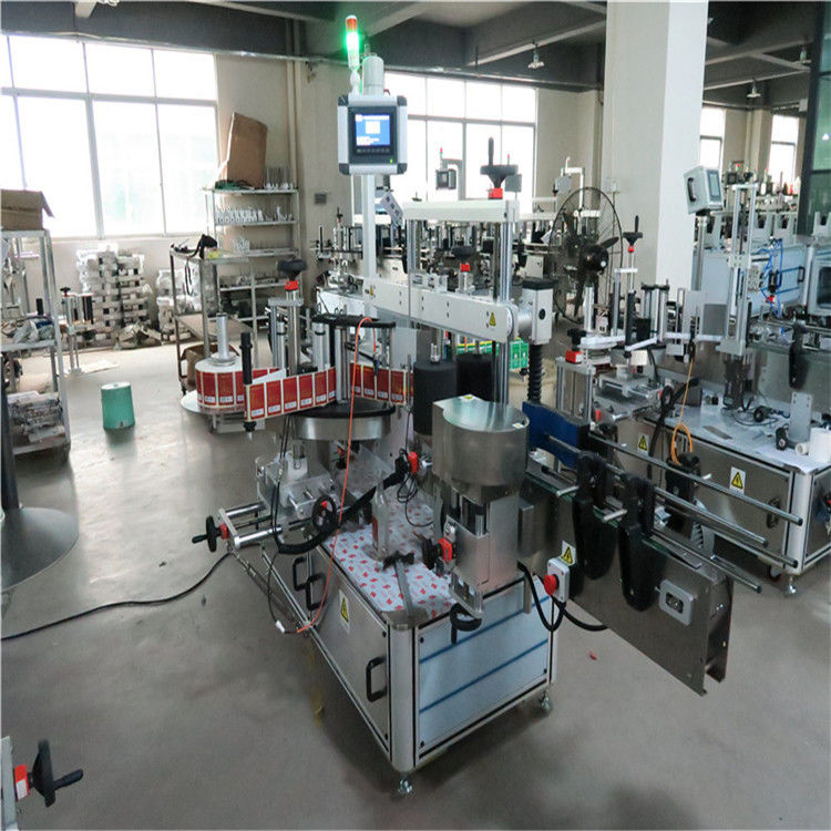 China Flat Bottle High Speed Labeling Machine Two Side For Cosmetics / Drinks supplier