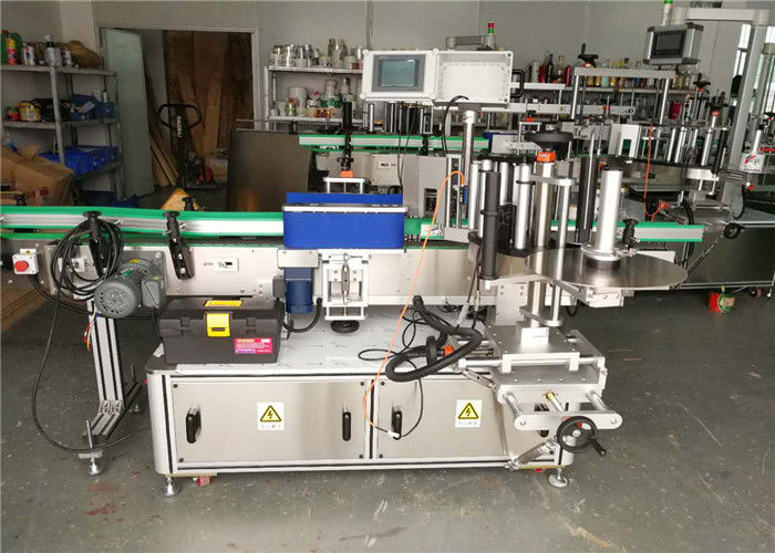 China Automatic Sticker Label Applicator For Plastic / Glass Round Bottle supplier
