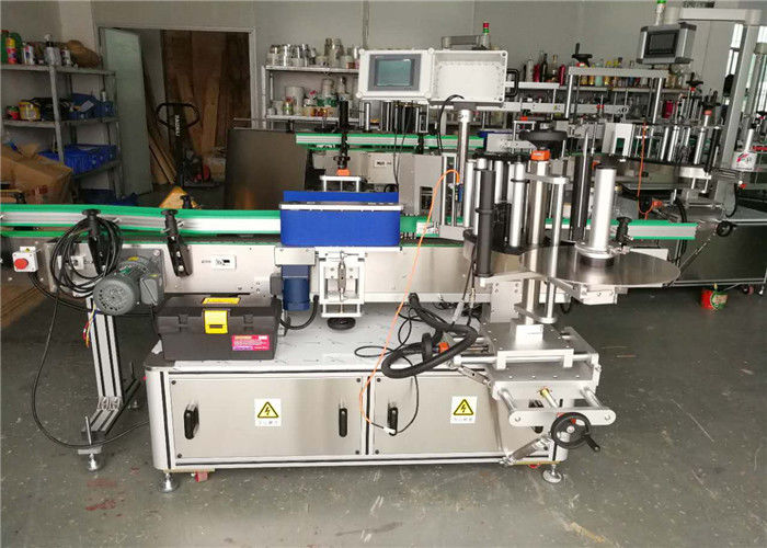 Automatic Sticker Label Applicator For Plastic / Glass Round Bottle