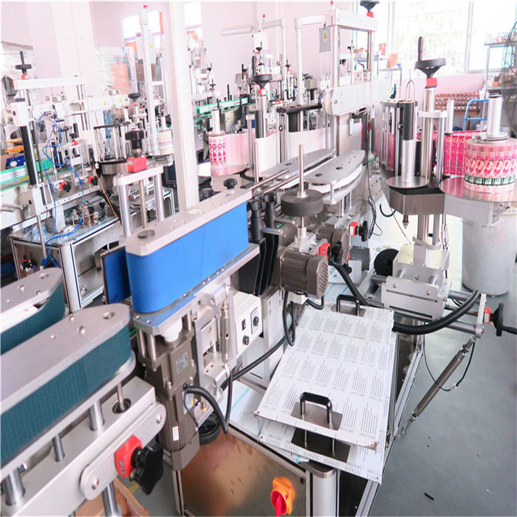 China Bottle Double Side Labeling Machine For Various Flat Square Bottle Jar supplier
