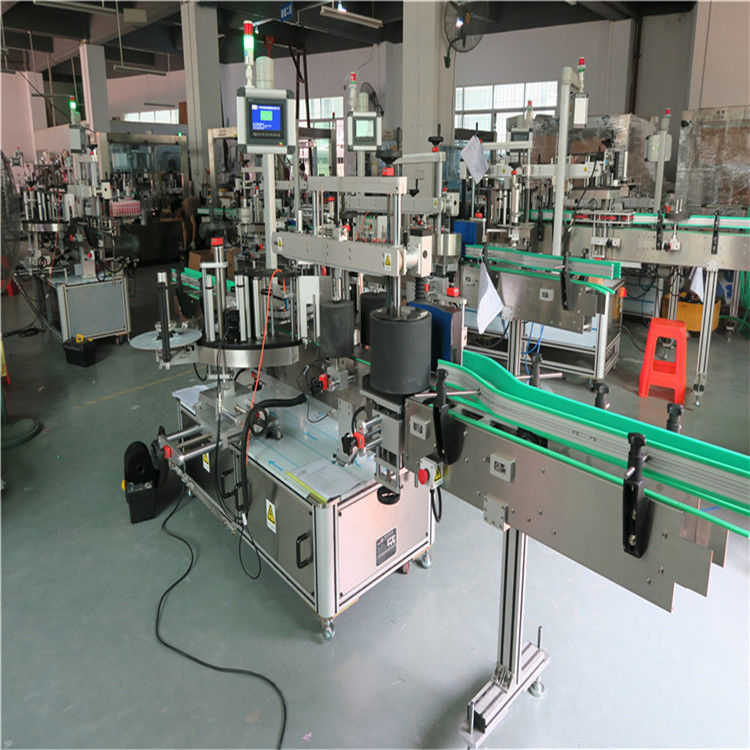 China Round Pet Bottle Labeling Machine , Automatic Label Applicator Machine Self - Adhesive Labeler supplier
