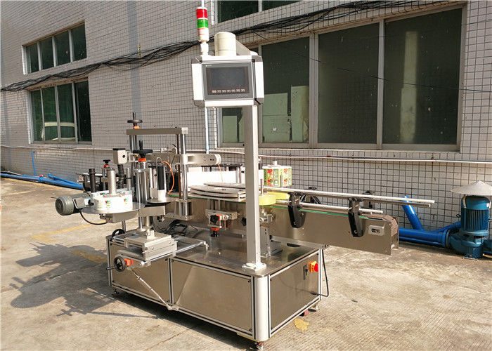 China Double Side Flat Bottle Labeling Machine for Transparent Labels without bubbles supplier