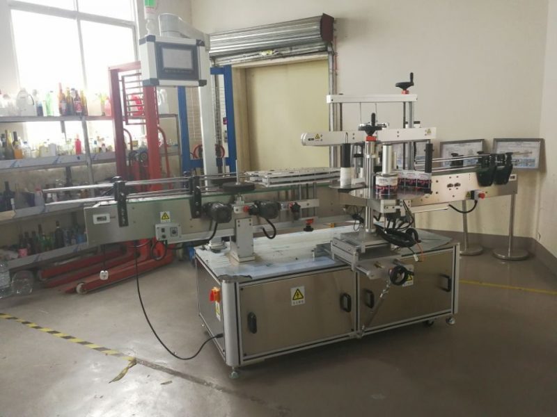 China Full automatic Square Bottle labeling machine wrap around for 3000-5000B/H supplier
