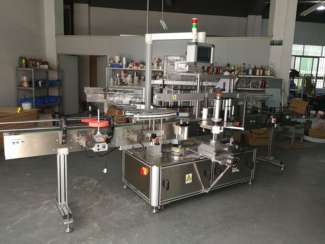 High Precision Multifunction Flat Bottle Labeling Machine Electric Driven