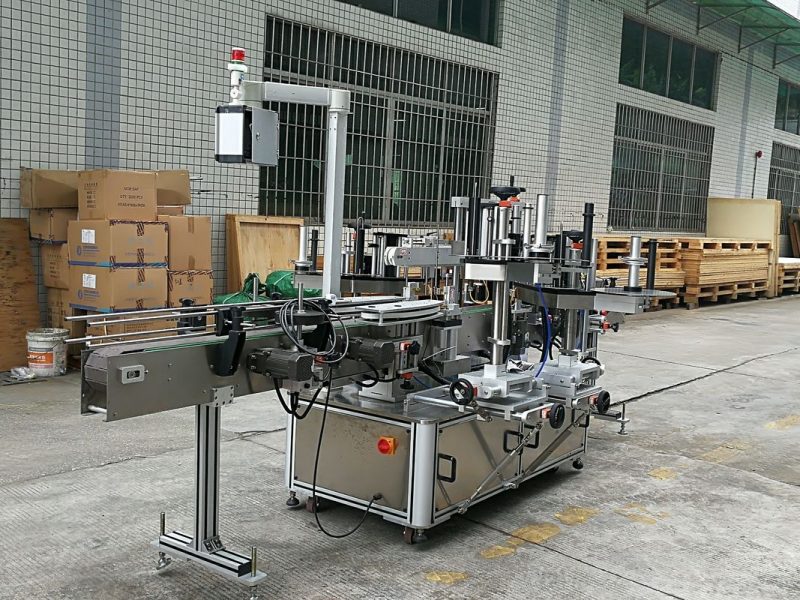 China Self Adhesive Sticker Labeling Machine stick 3 labels on one bottle supplier