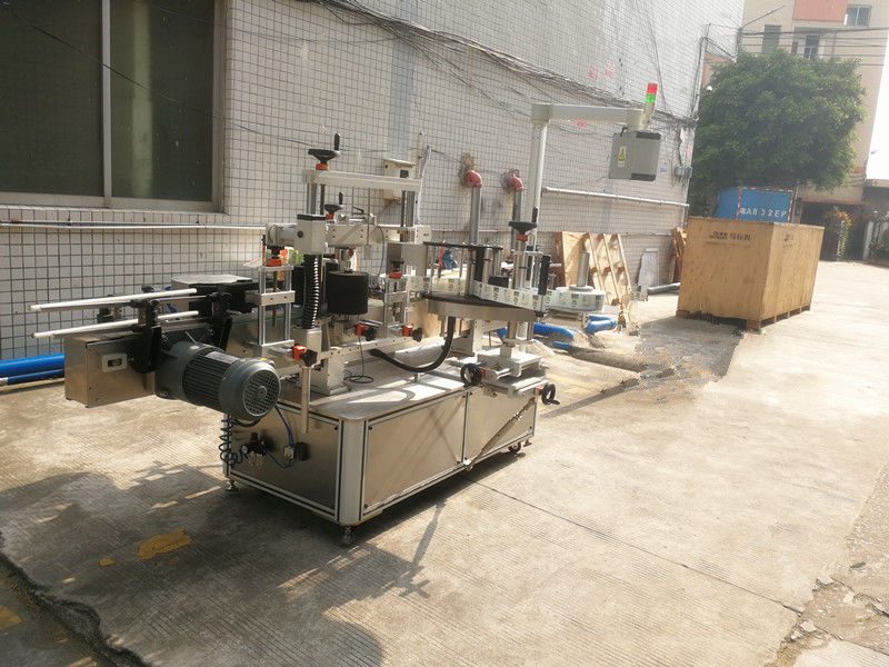 China Square Bottle Labeling Machine , self adhesive labelling machine for hexagonal and square jars supplier