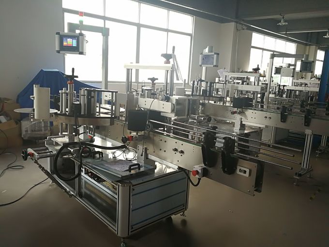 Shampoo Bottle Double Side Sticky Labeling Machine Full Automatic