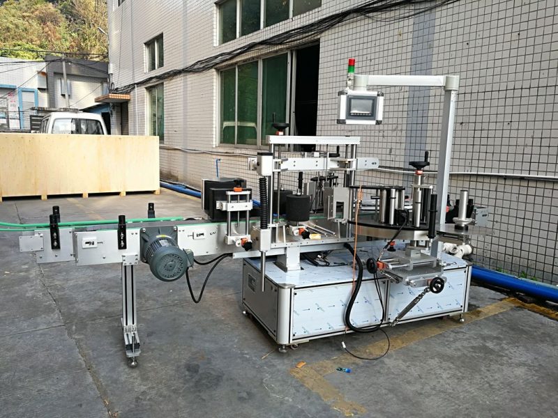China Front and Back Label Sticker Machine For Oval and Rectangular bottle supplier