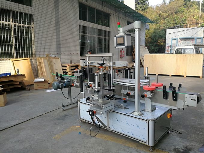 Two-Side Self Adhesive Labeling Machine Front And Back / Bottle Labeling Equipment